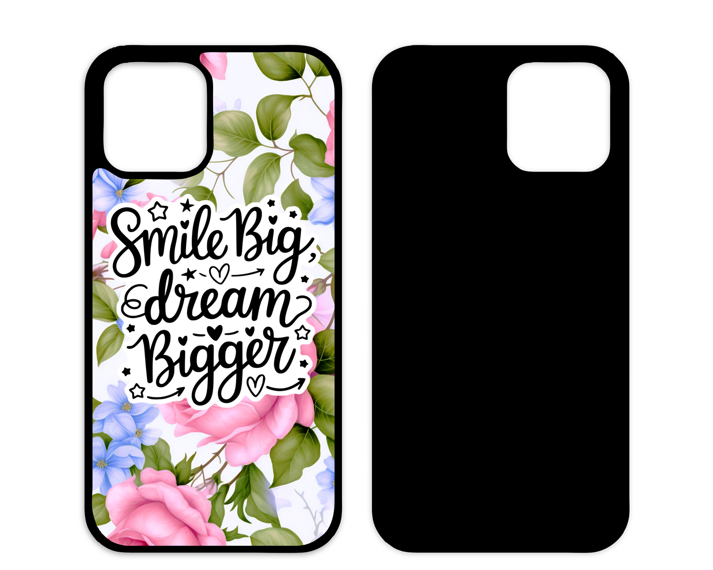 smile big dream bigger iPhone case