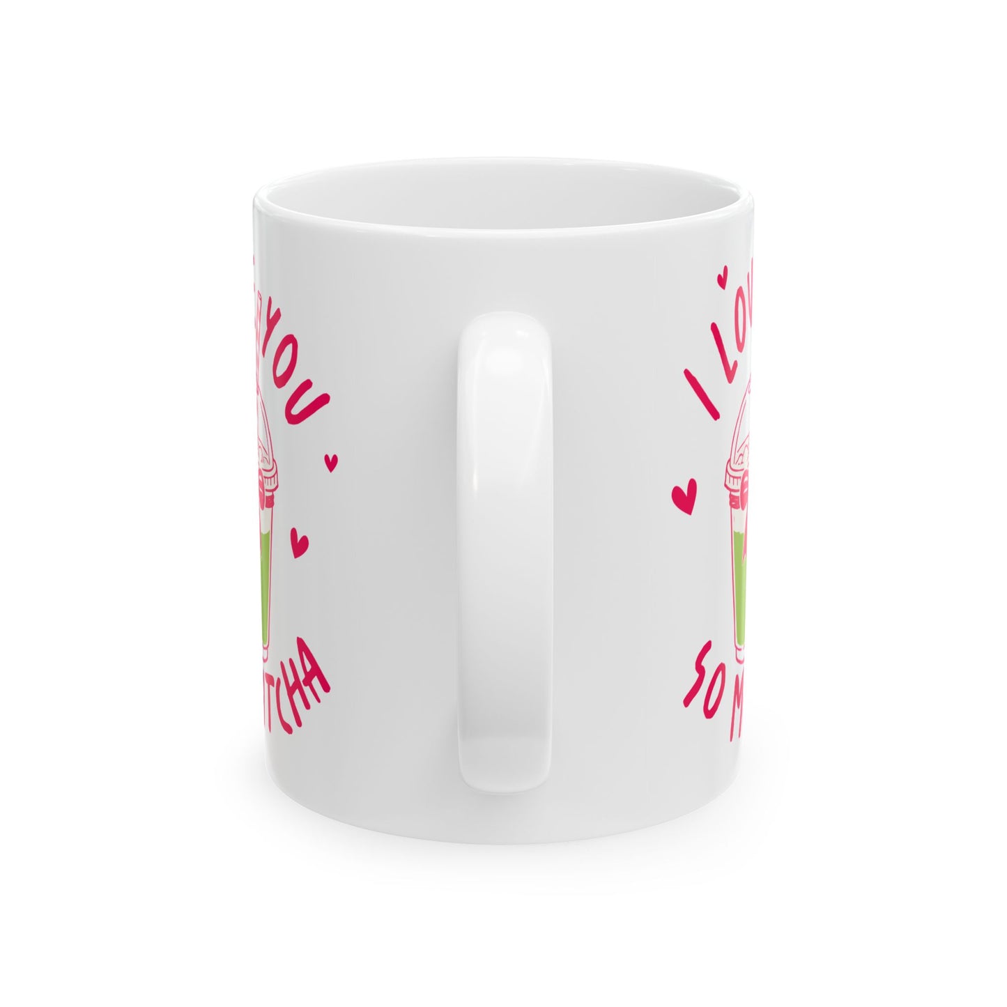 I love you matcha mugs