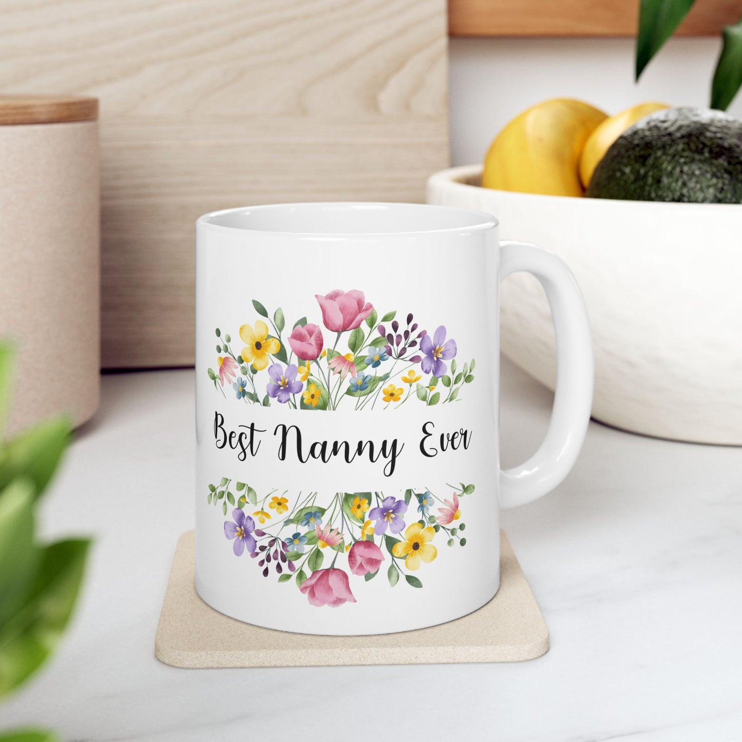 Best nanny ever 11oz ceramic mug gift