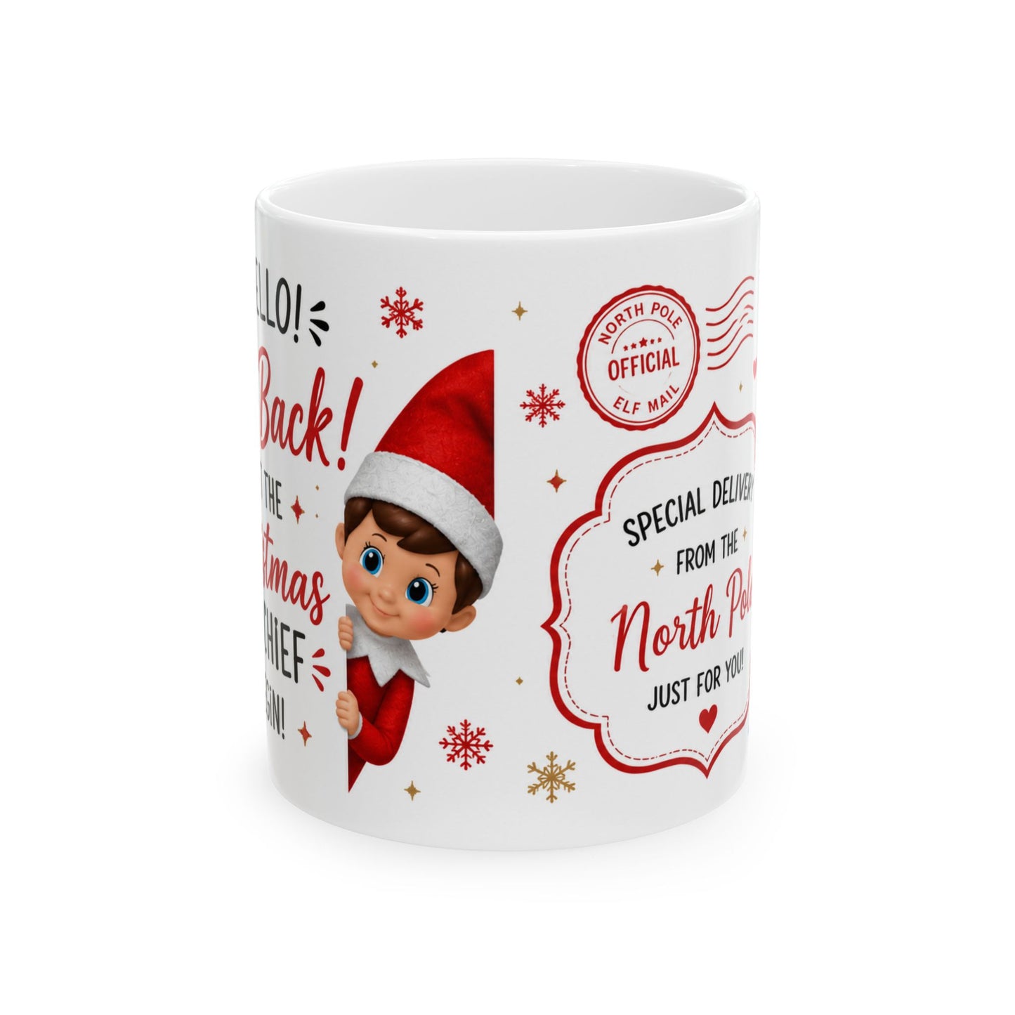 Christmas Elf Mug - Im back
