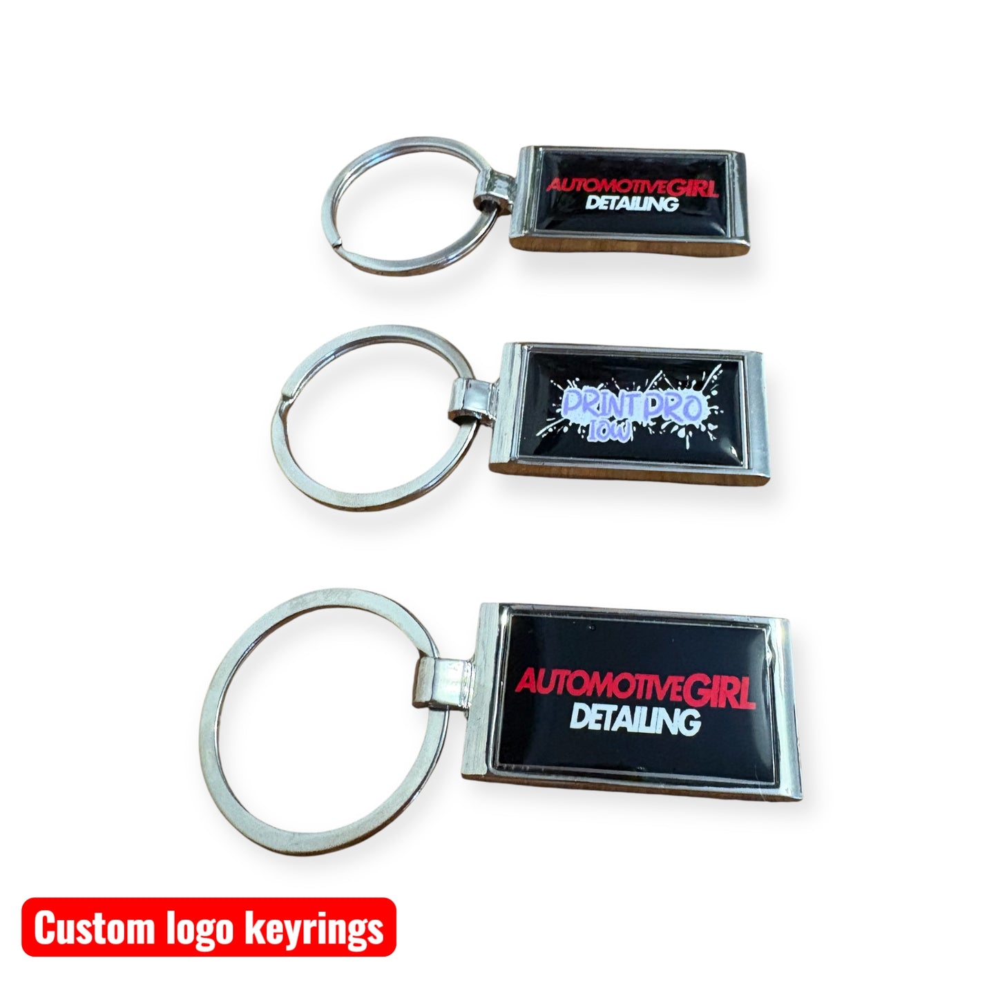 custom logo keyring