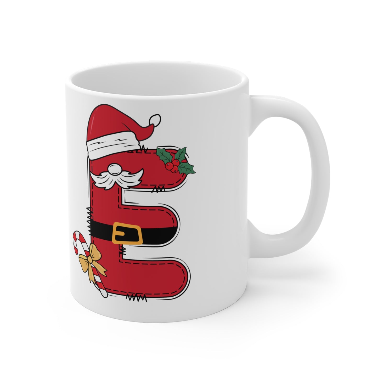 christmas alphabet letter mug gifts