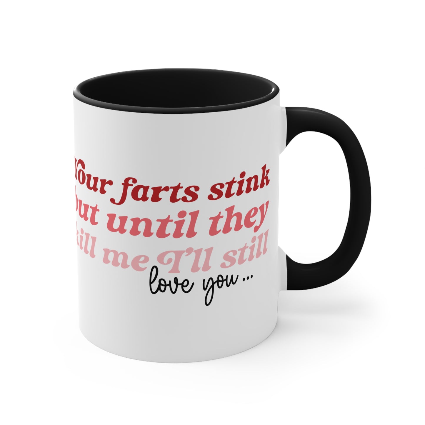 Valentines funny fart mugs