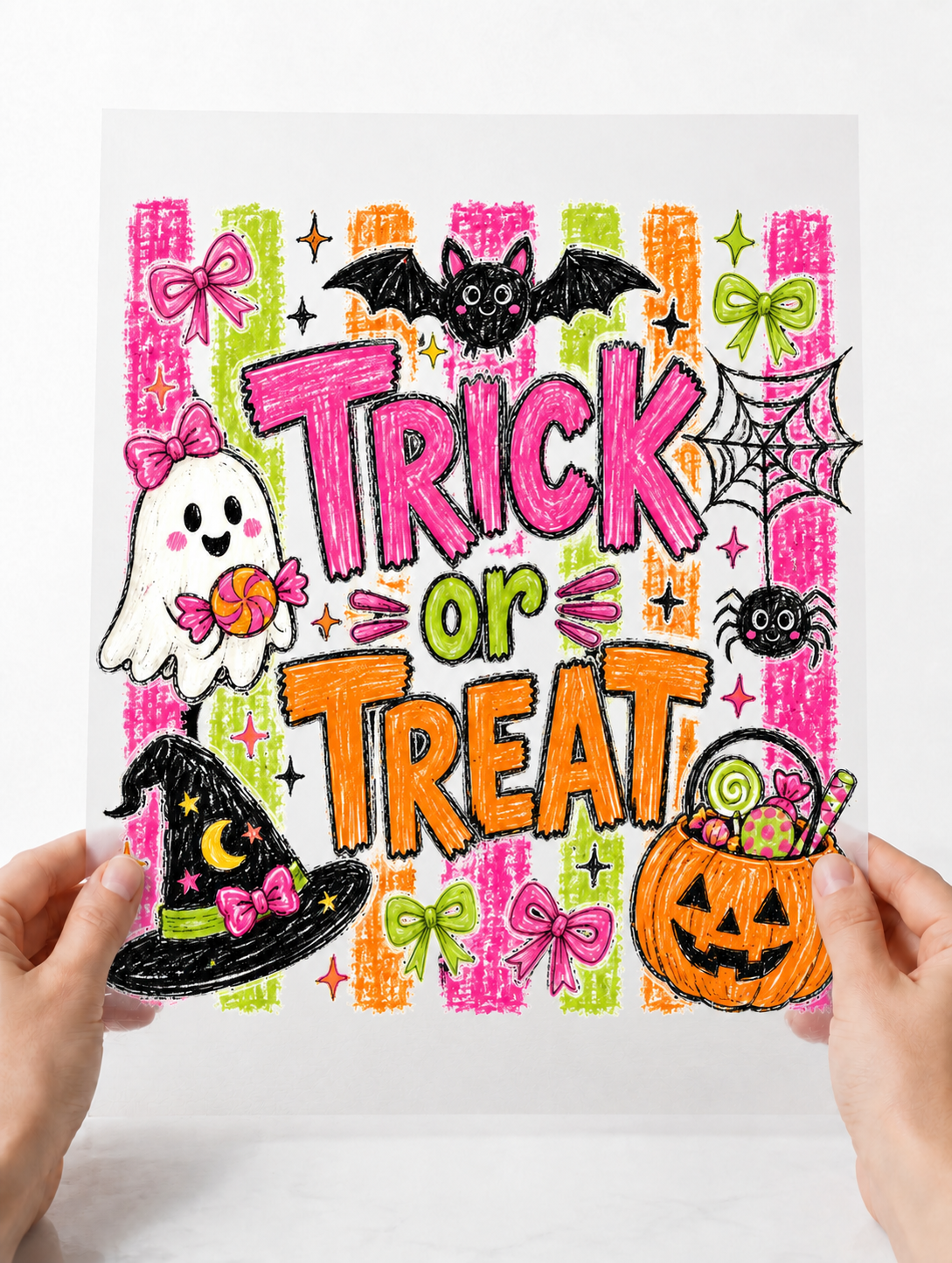 A4 Halloween  DTF transfers
