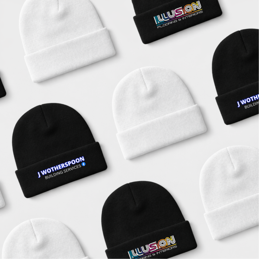 custom logo beanie hats