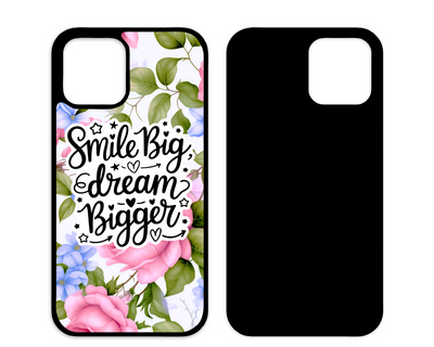 smile big dream bigger iPhone case