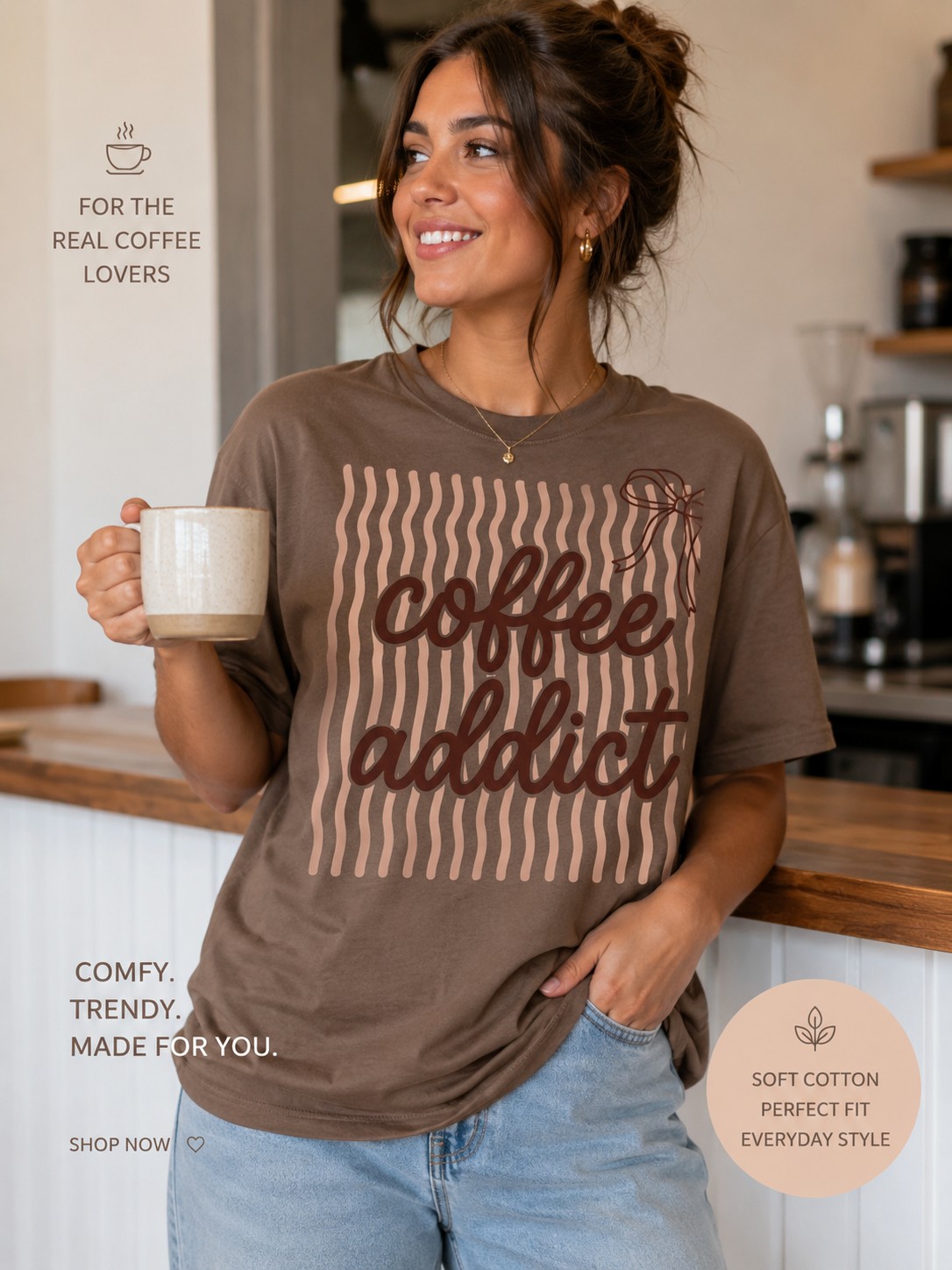 Coffee Addict tshirt |The perfect Tee