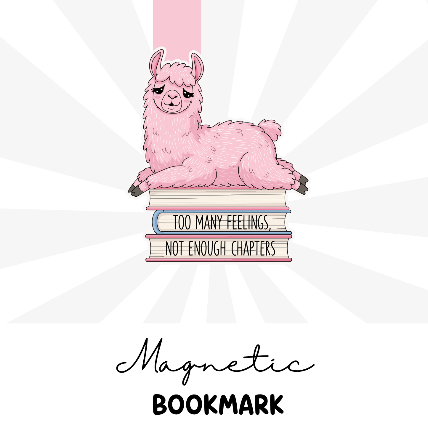 To many feelings no enough chapters magnetic bookmarks