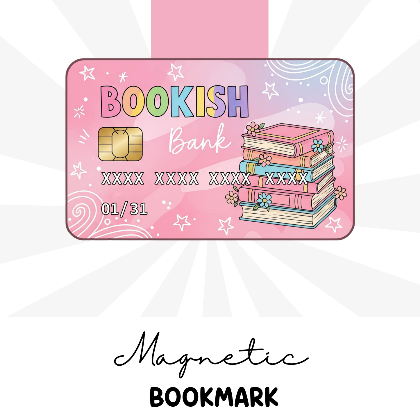 bookish bank magnetic bookmarks