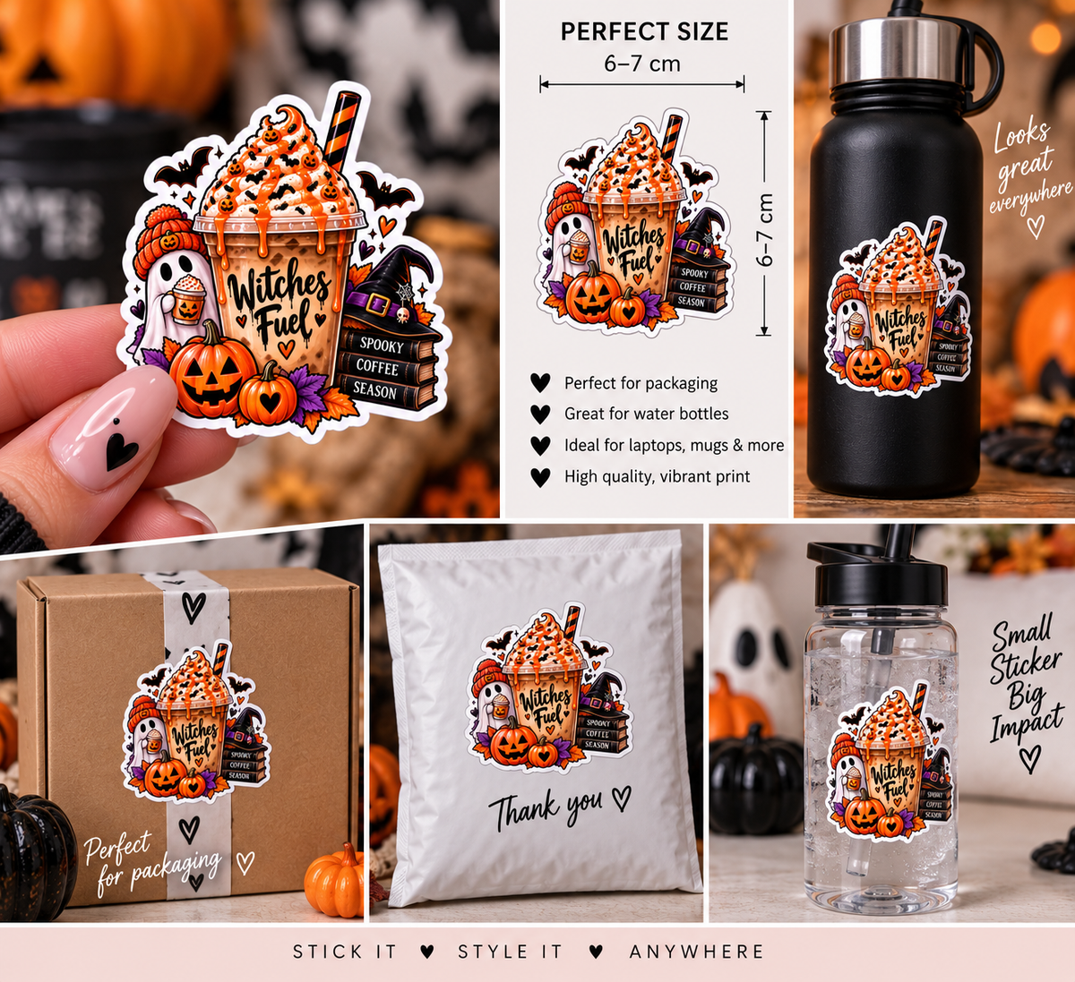 Witches fuel Halloween stickers