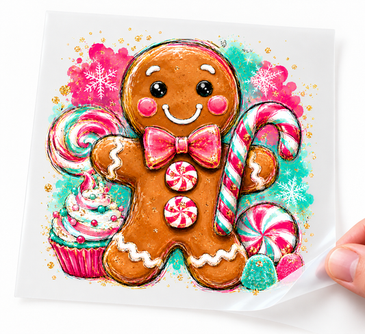 GingerBread DTF transfers Ready to Press