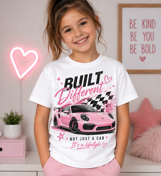 Children's car design T-shirts not just a car its a life style