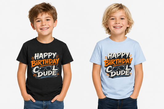 Happy Birthday cool dude T-shirts