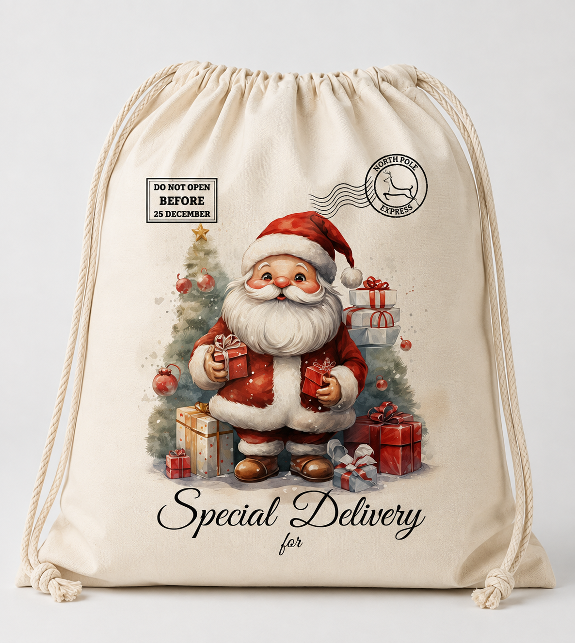Personalised Santa Sack - Special Delivery Christmas Gift