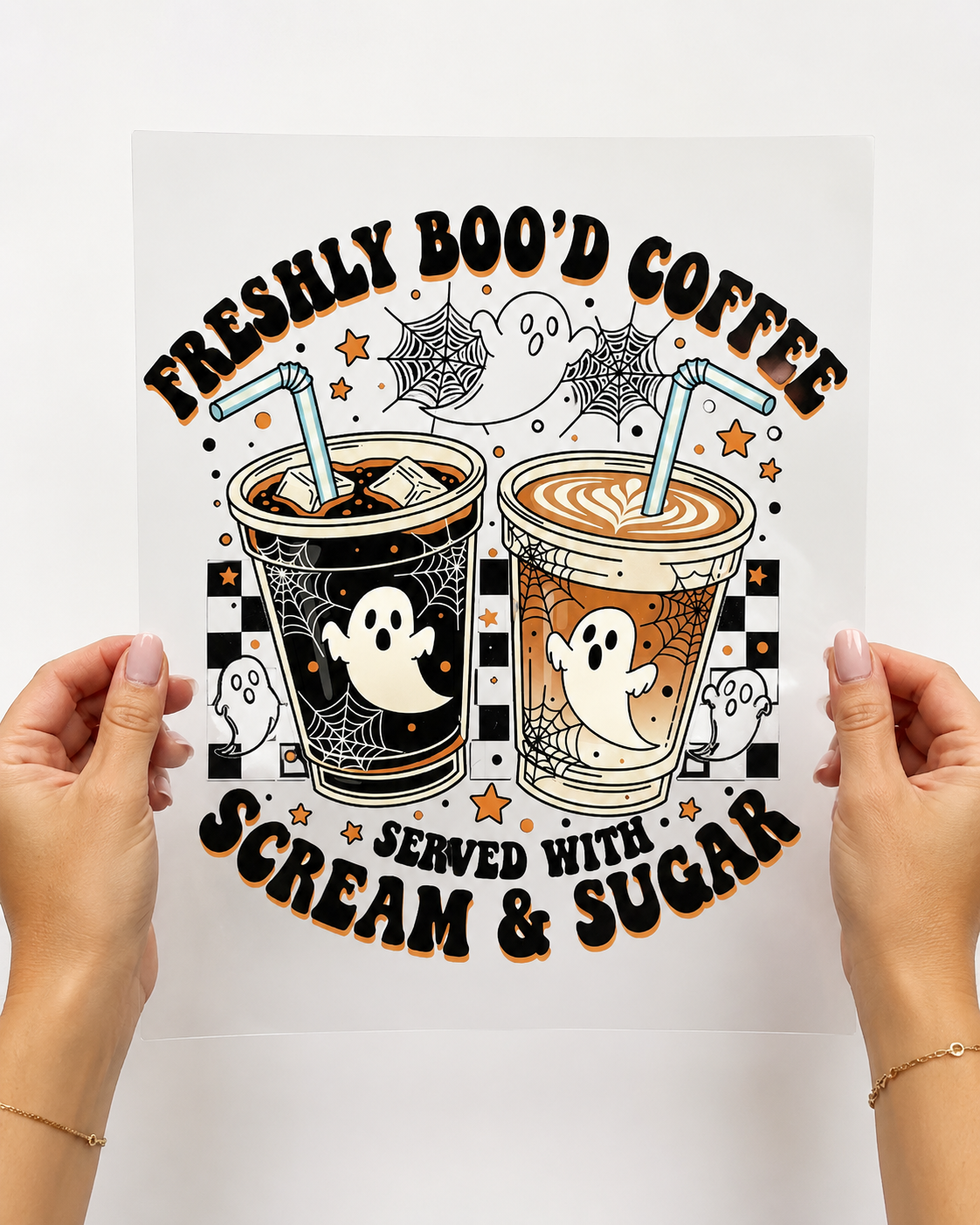 Freshly BOO'd Coffee |Holloween DTF Transfers