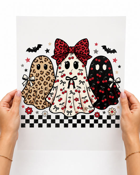 Cute Ghost DTF Transfer |holloween design