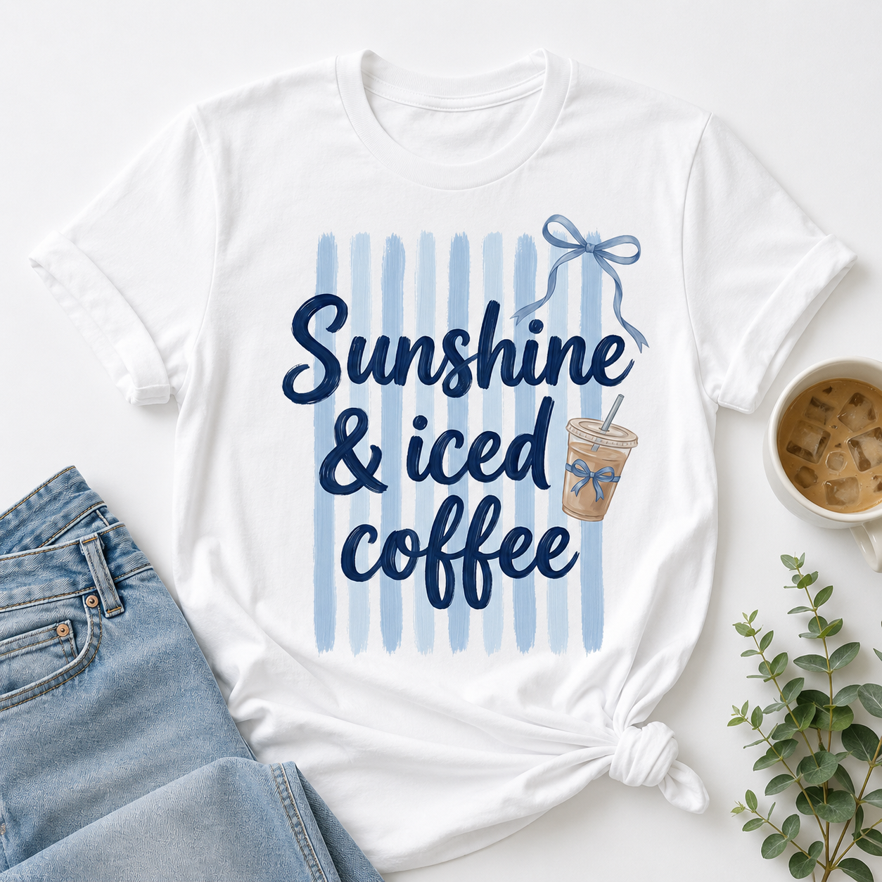 Sunshine &  Iced coffee T-shirt