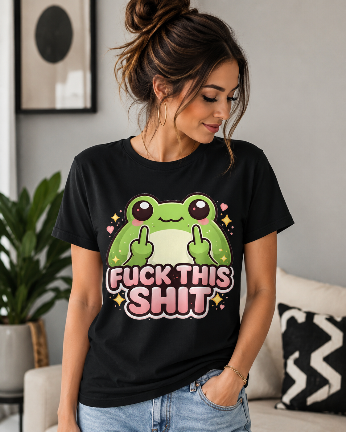 Cute Frog "F**k This Sh*t" T-Shirt