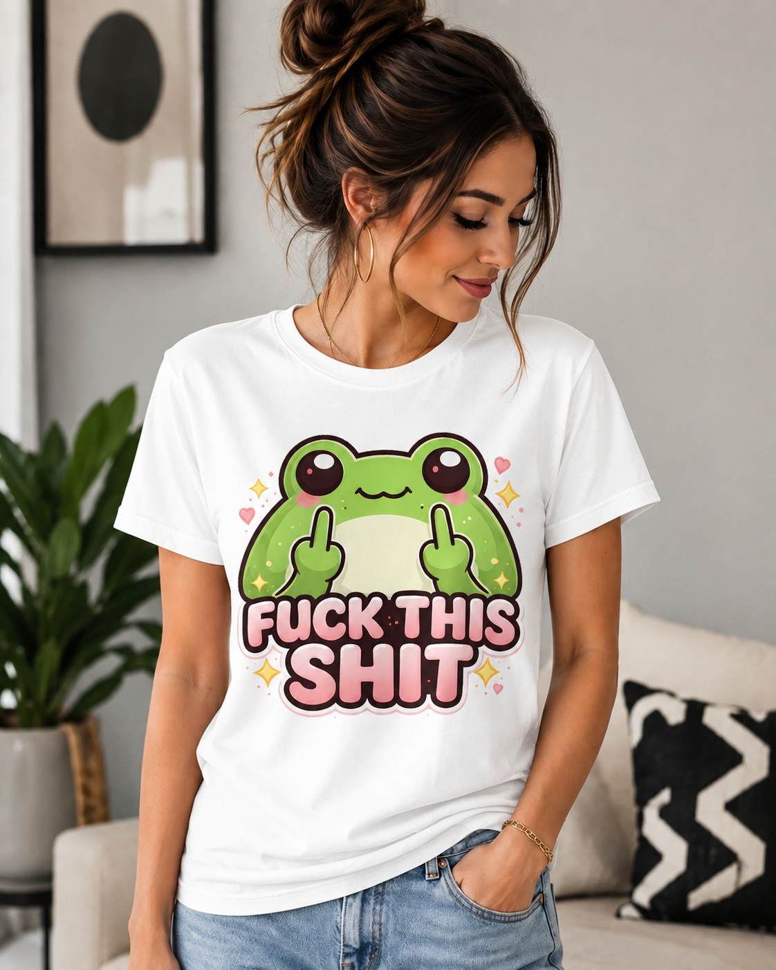 Cute Frog "F**k This Sh*t" T-Shirt