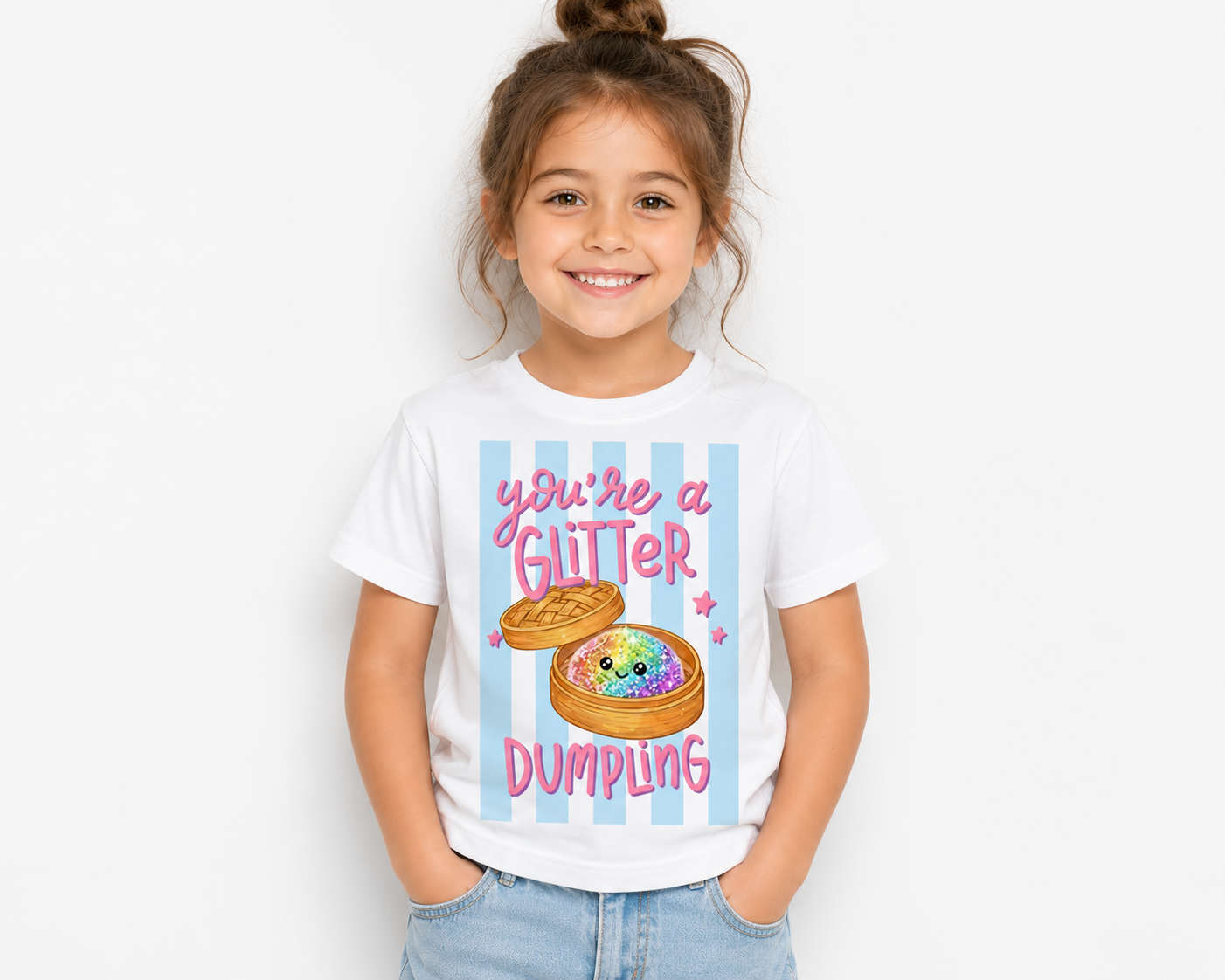 You're a glitter Dumpling kids T-shirt