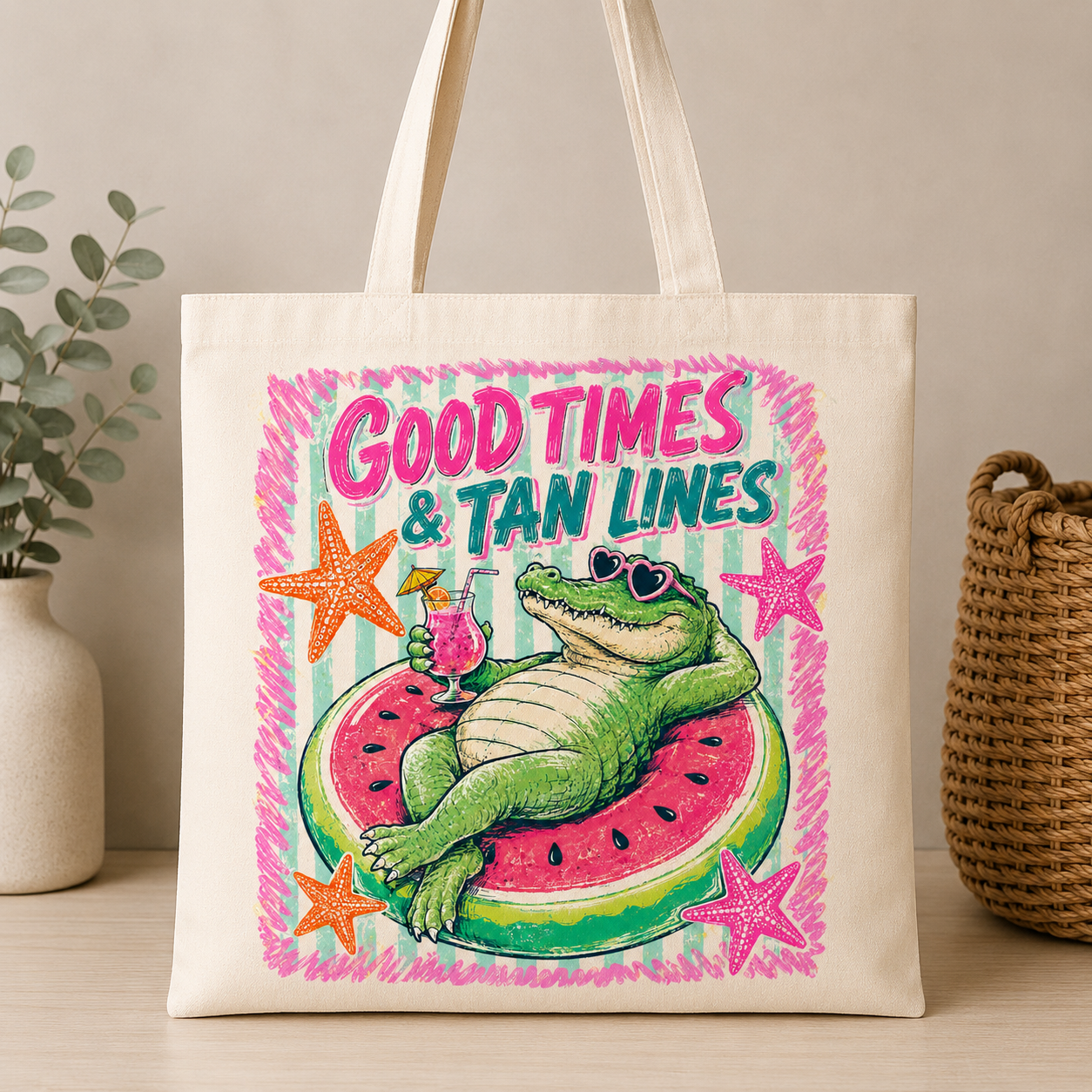 Good Times and Tan lines |Tote Bags