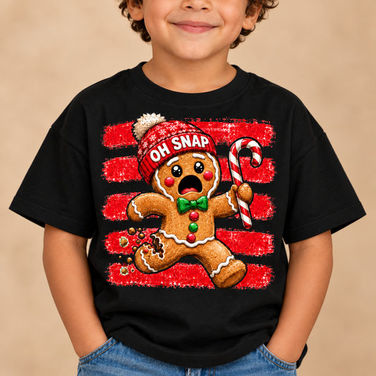 Kids Gingerbread Christmas T-shirts