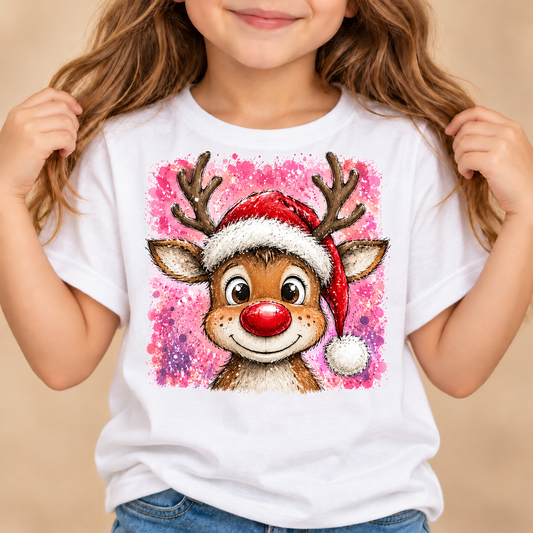 personalised Christmas Reindeer T-shirts