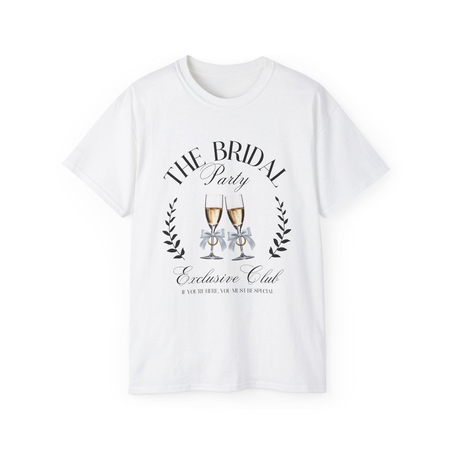 The bridal party exclusive club t-shirts