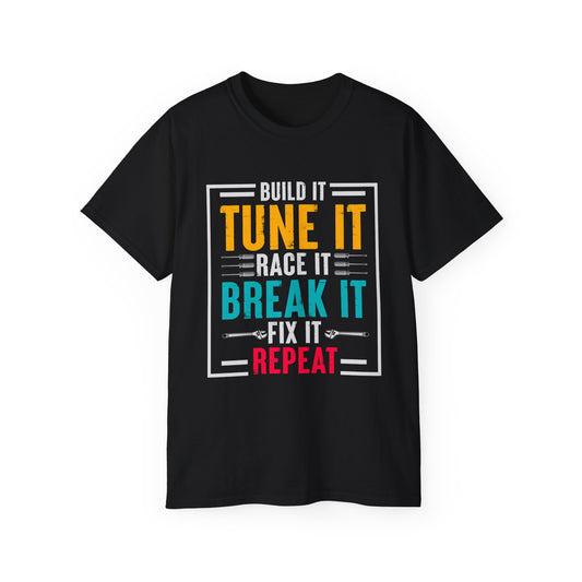 Build it tune it machanic t-shirts