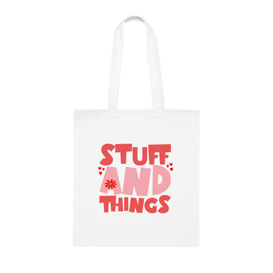 stuff and things tote bags