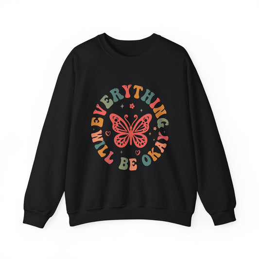 Everything will be ok -be kind positive quotes jumpers