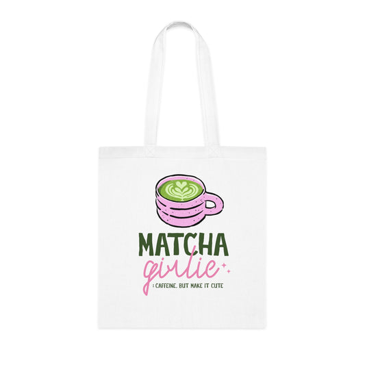 Matcha girlie tote bags