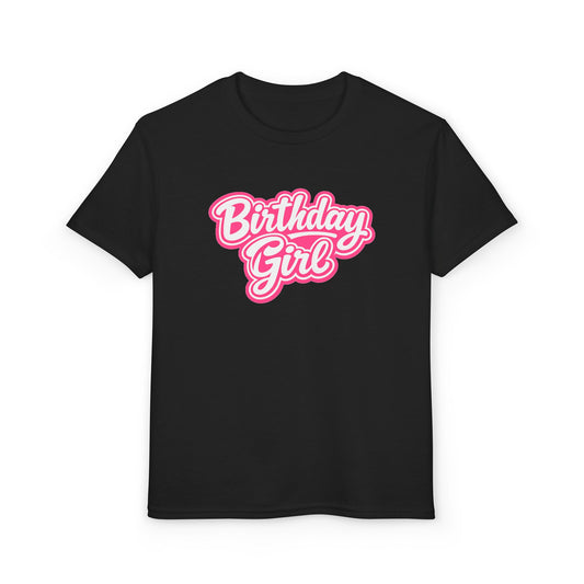personalised Birthday Girl T-shirts with custom name