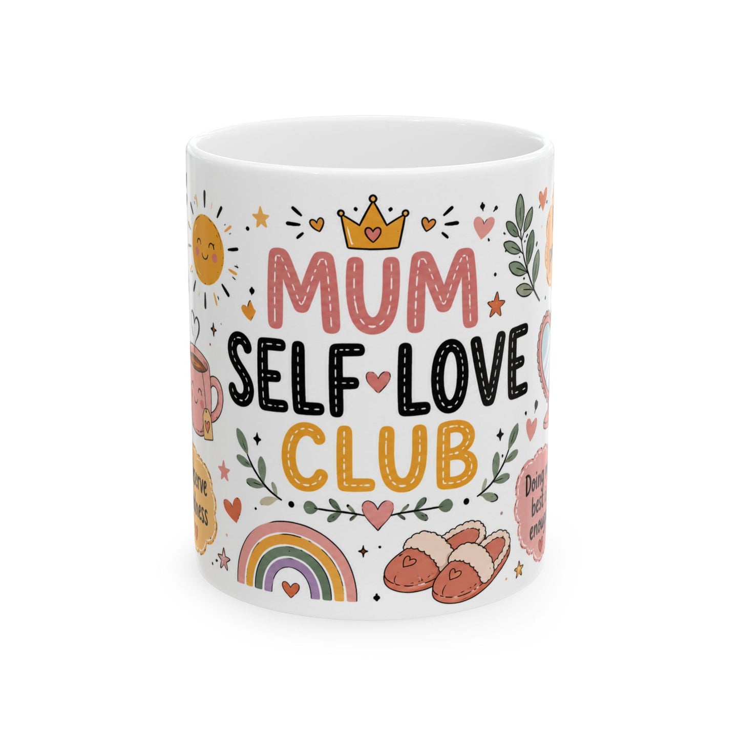 Mum self love club 11oz ceramic mug gifts
