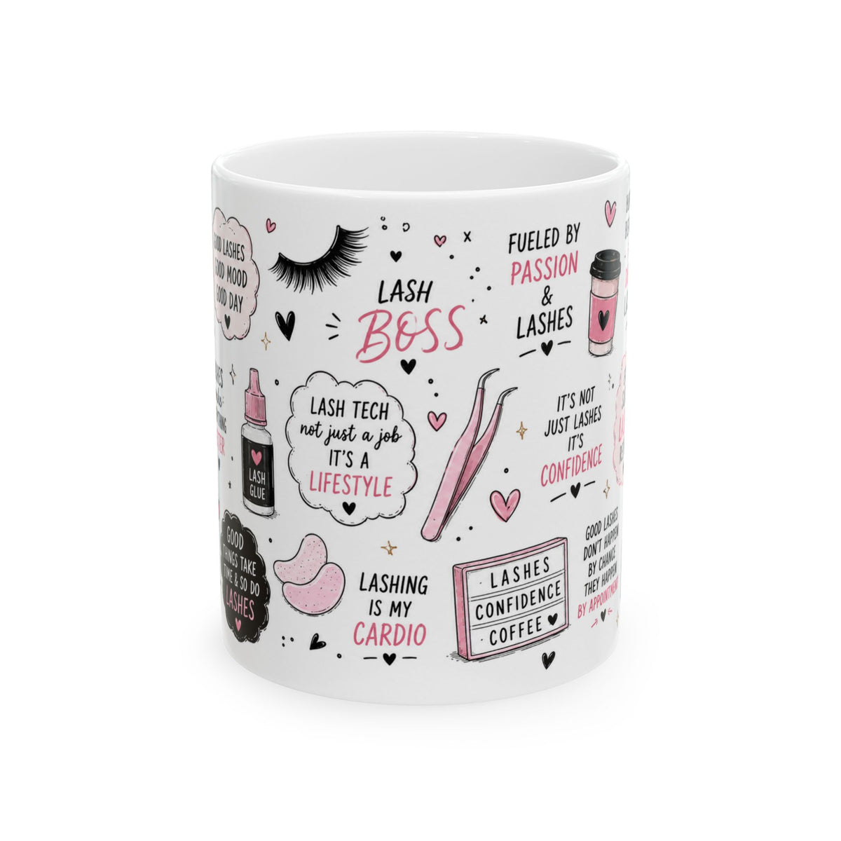 lash tech 11 oz mugs -Lash Boss gifts