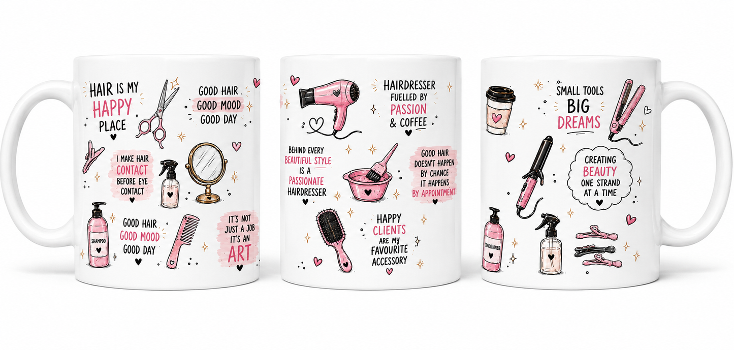 Hairdresser mugs -mug gifts