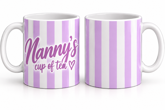 Nanny cup of tea mug gifts
