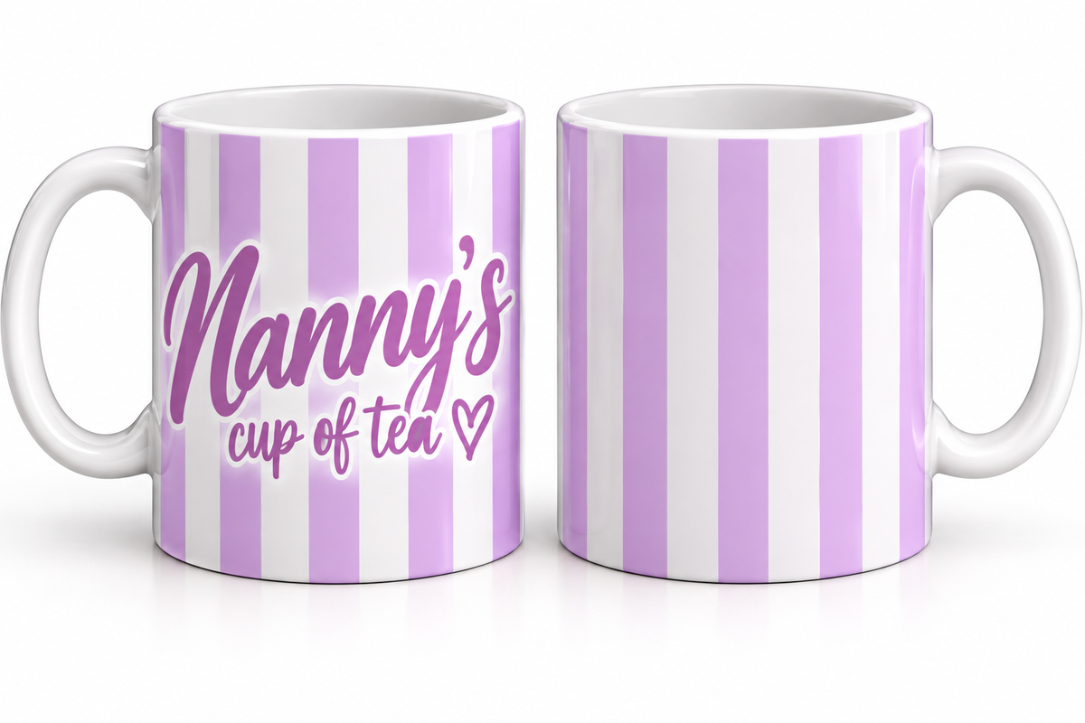 Nanny cup of tea mug gifts