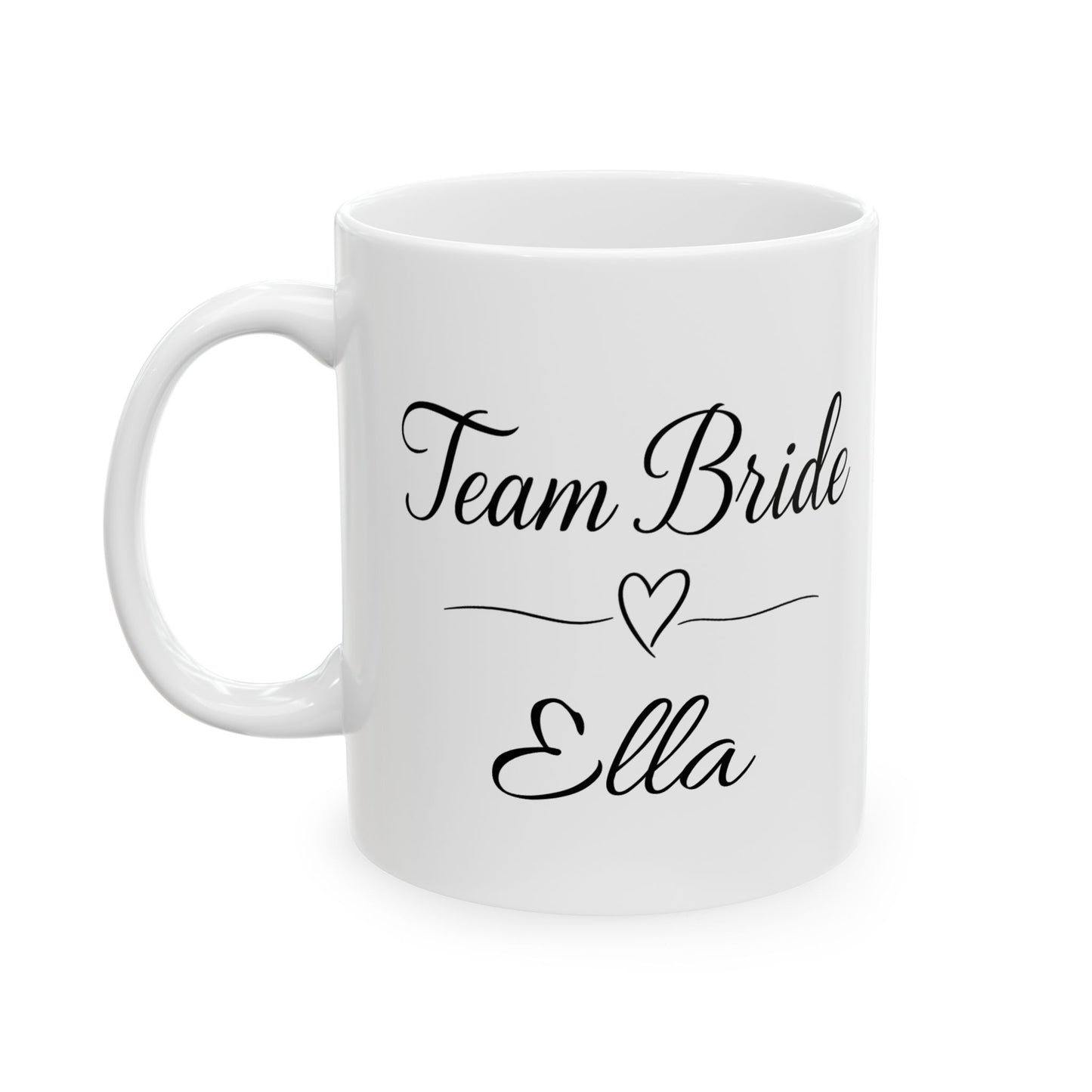 personalised team bride mugs