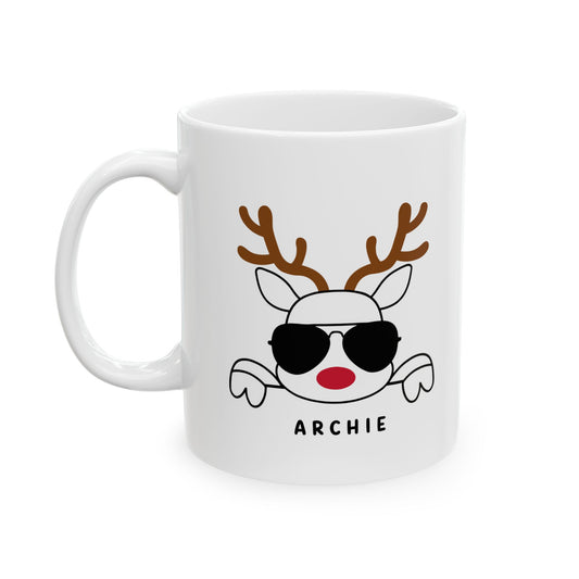 personalised reindeer mug gifts