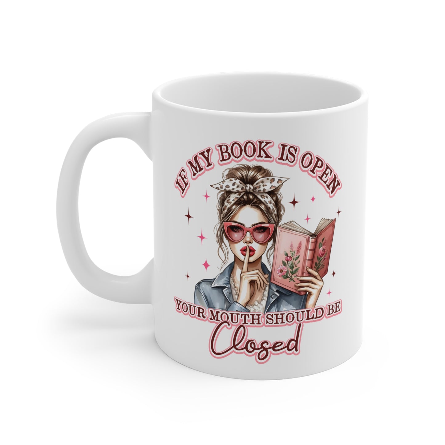 if my book is open my mouth should be closed