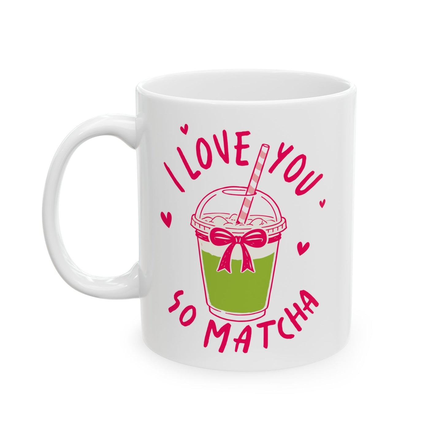 I love you matcha mugs