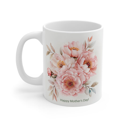Happy mothers day mugs -mum is the heart of