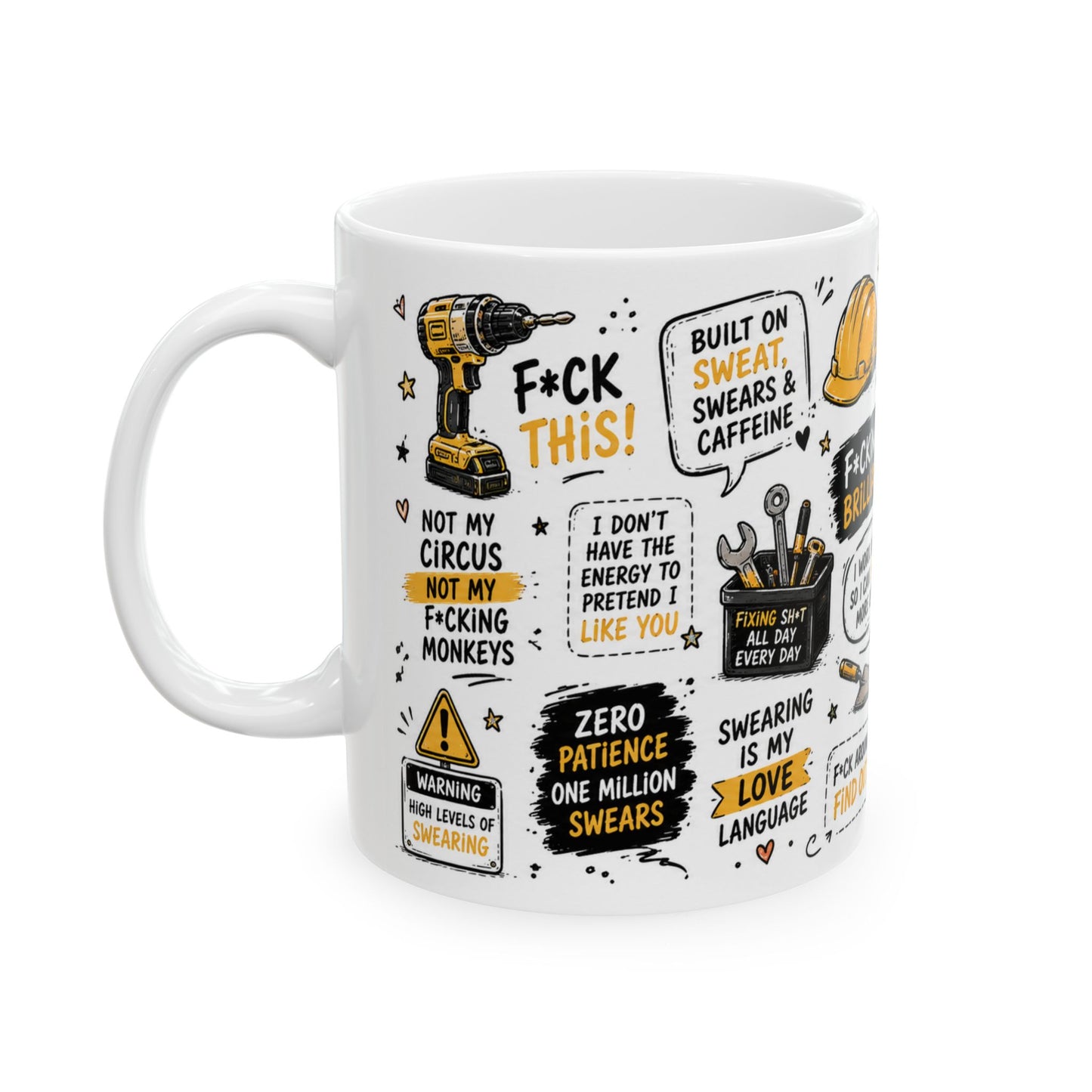 Builders swear word mugs
