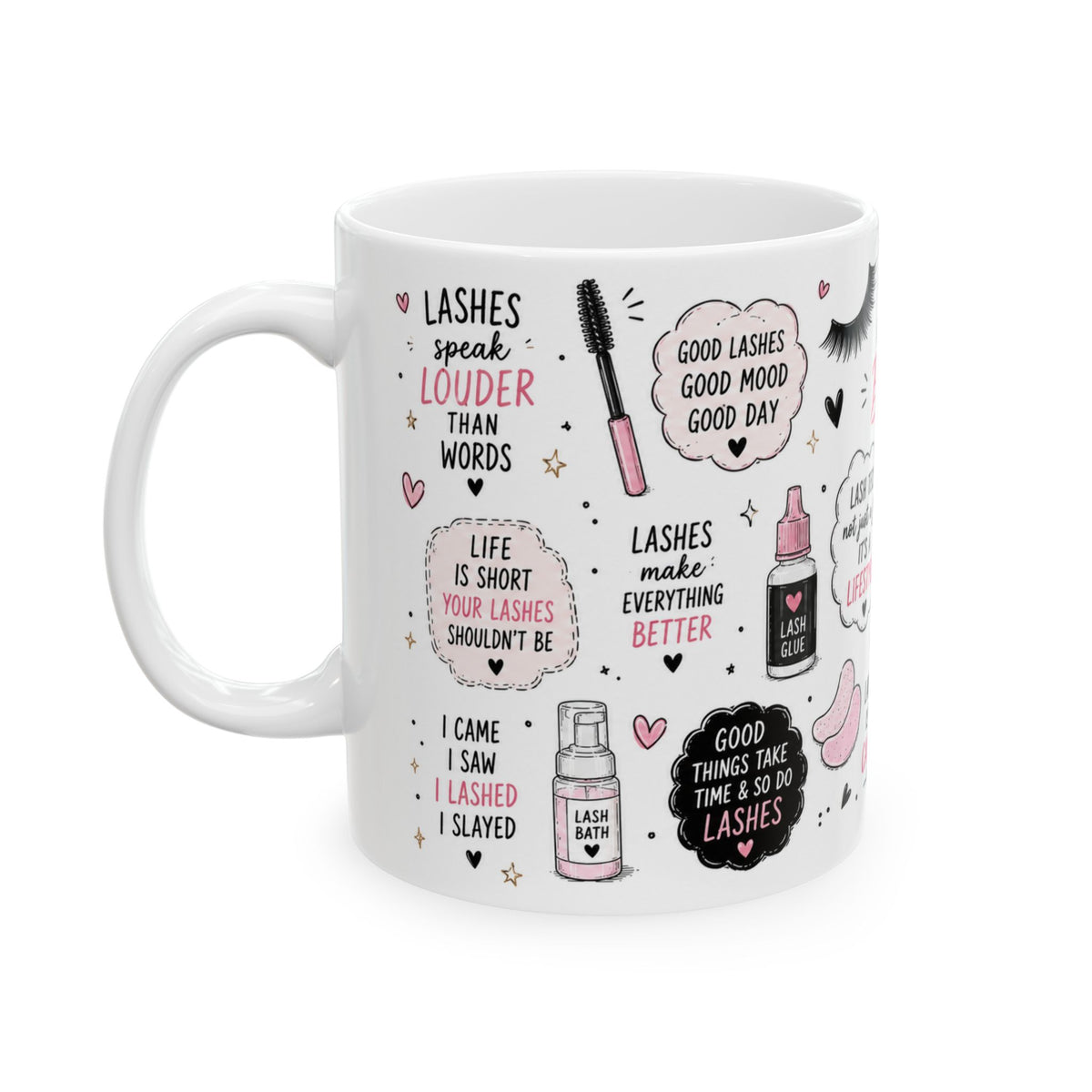 lash tech 11 oz mugs -Lash Boss gifts
