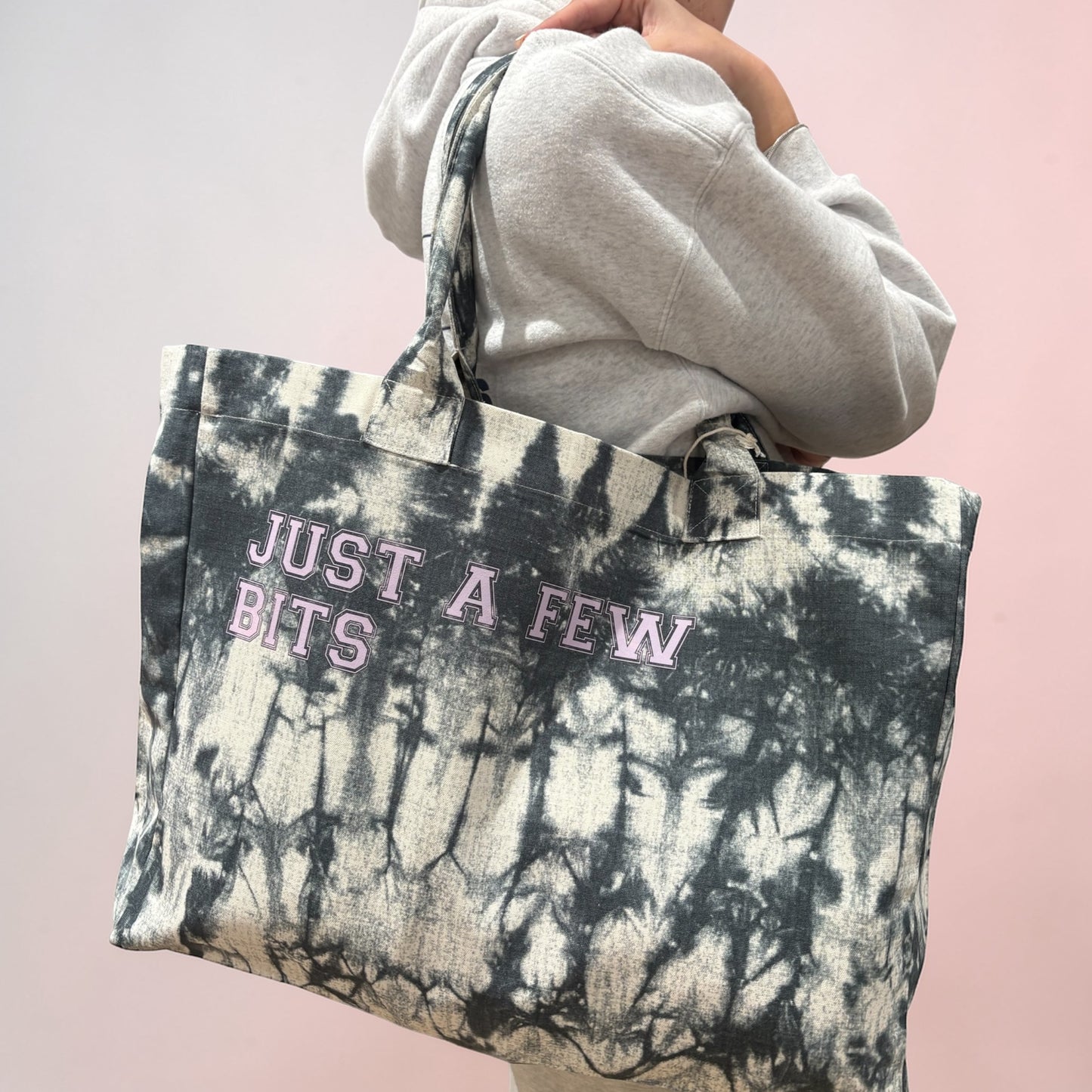 Tote bags large with quote just a few bits