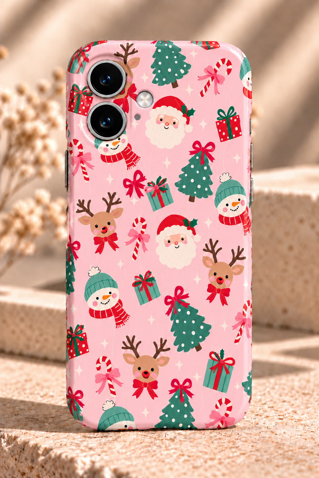 Festive Christmas Full wrap iPhone case