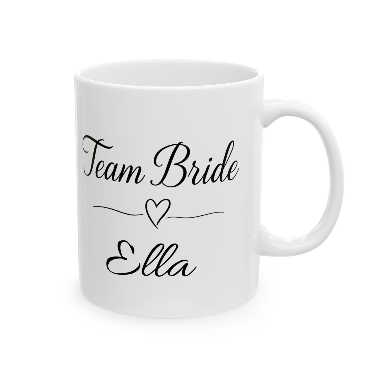 personalised team bride mugs