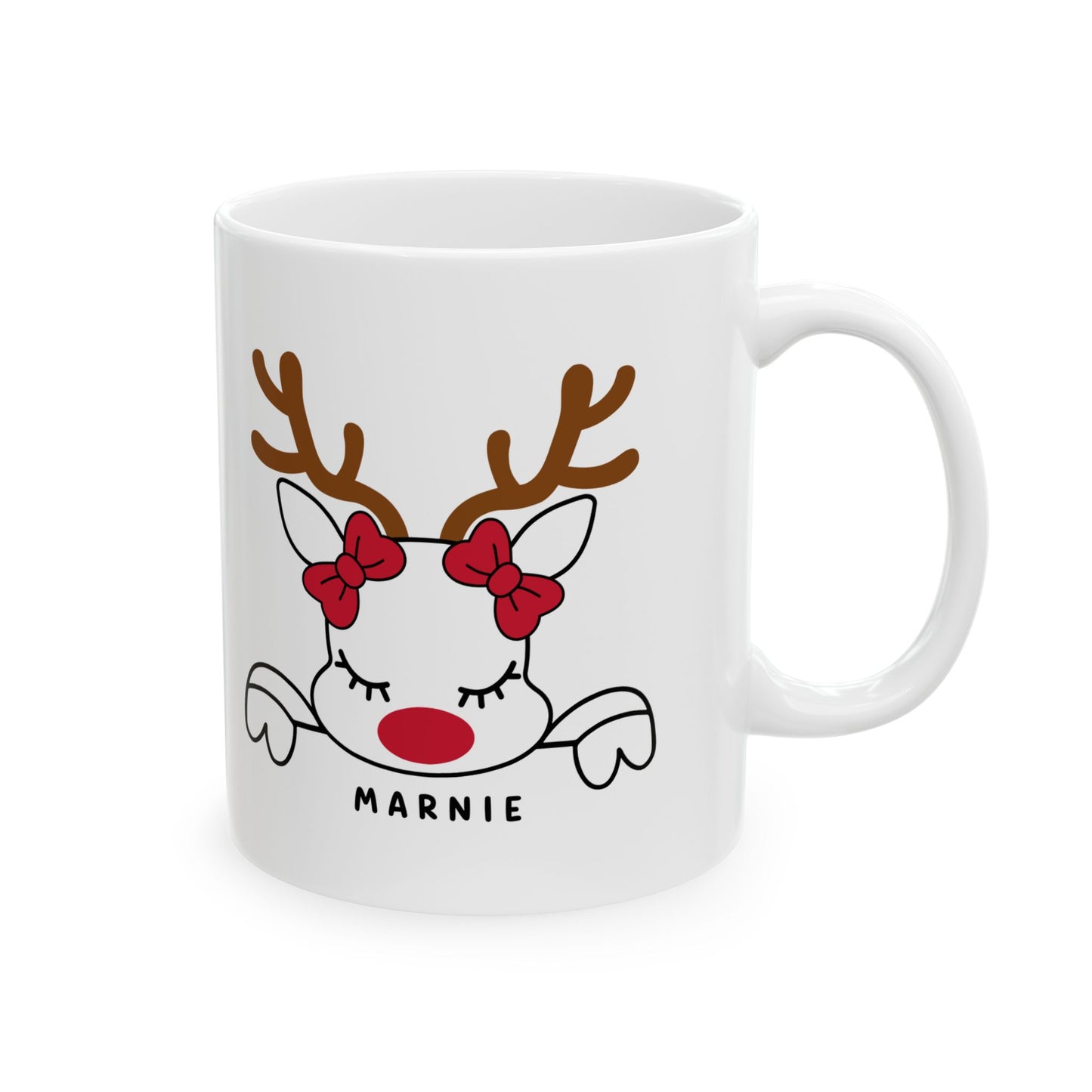 personalised reindeer mug gifts