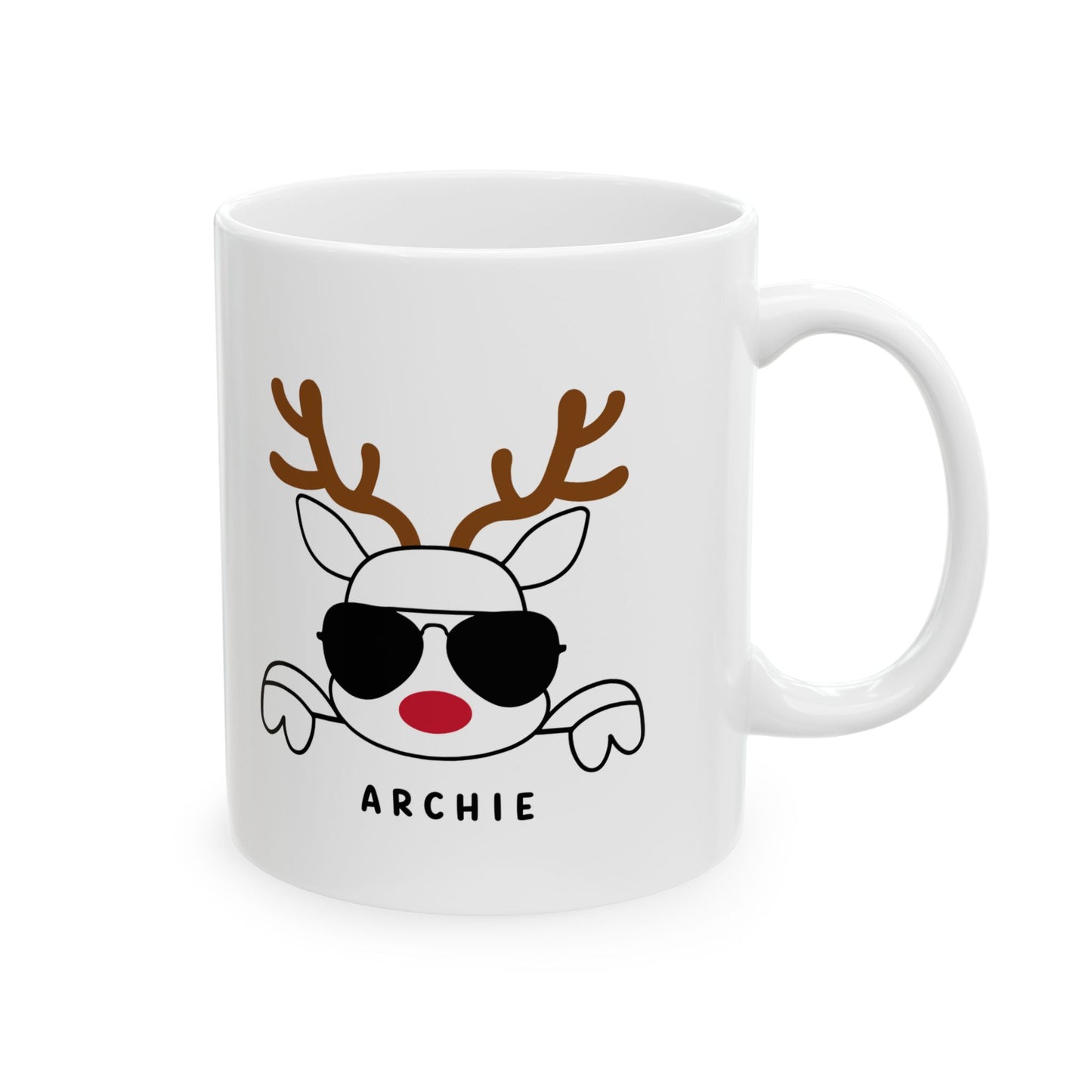 personalised reindeer mug gifts
